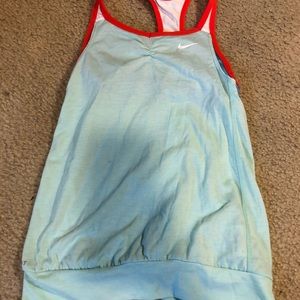 Light blue Nike tank top